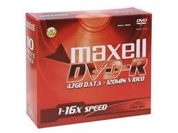 Đĩa DVD Maxcell 4,7GB có vỏ